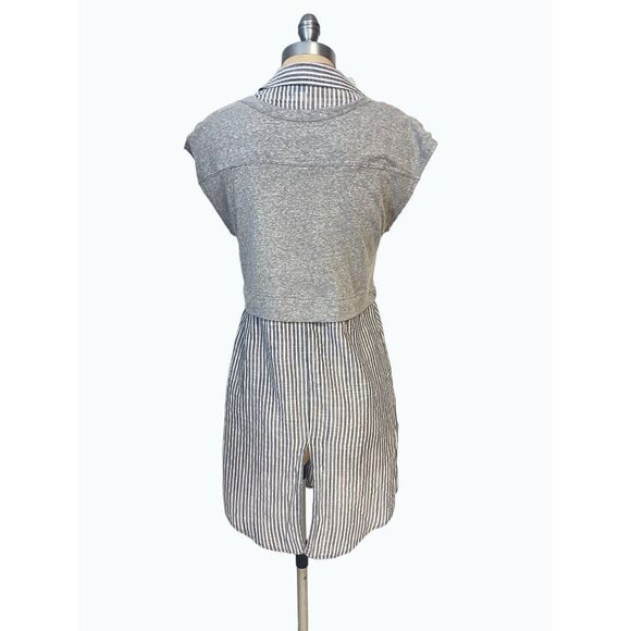 Anthropologie Postmark Gray Londra Layered Tunic Top XS - Picture 4 of 5